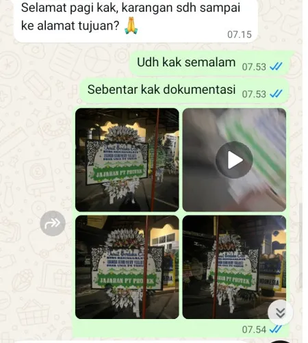 Pengiriman Papan Bunga Selamat Klepu Butuh