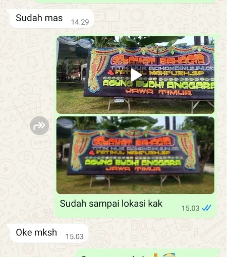 Pengiriman Papan Bunga Klepu Butuh