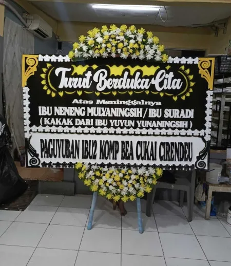 Papan Bunga Duka Klepu Butuh